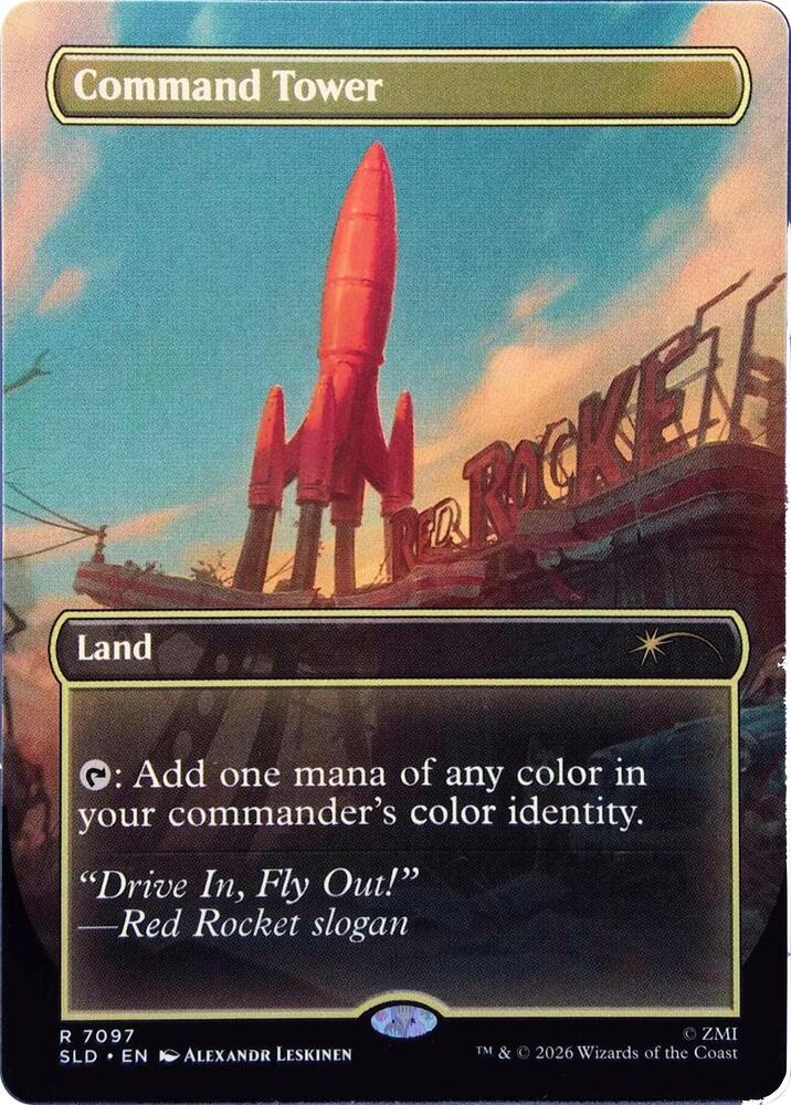 Command Tower 7097 card from Secret Lair Drop Series