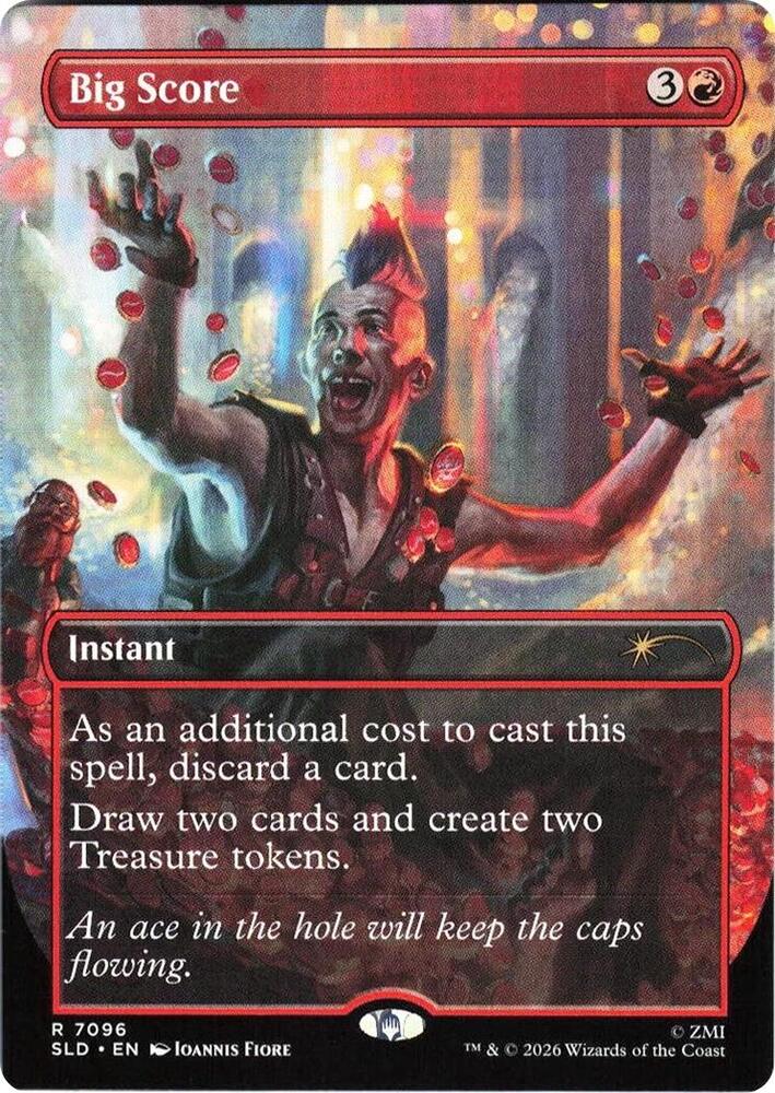 Big Score 7096 card from Secret Lair Drop Series