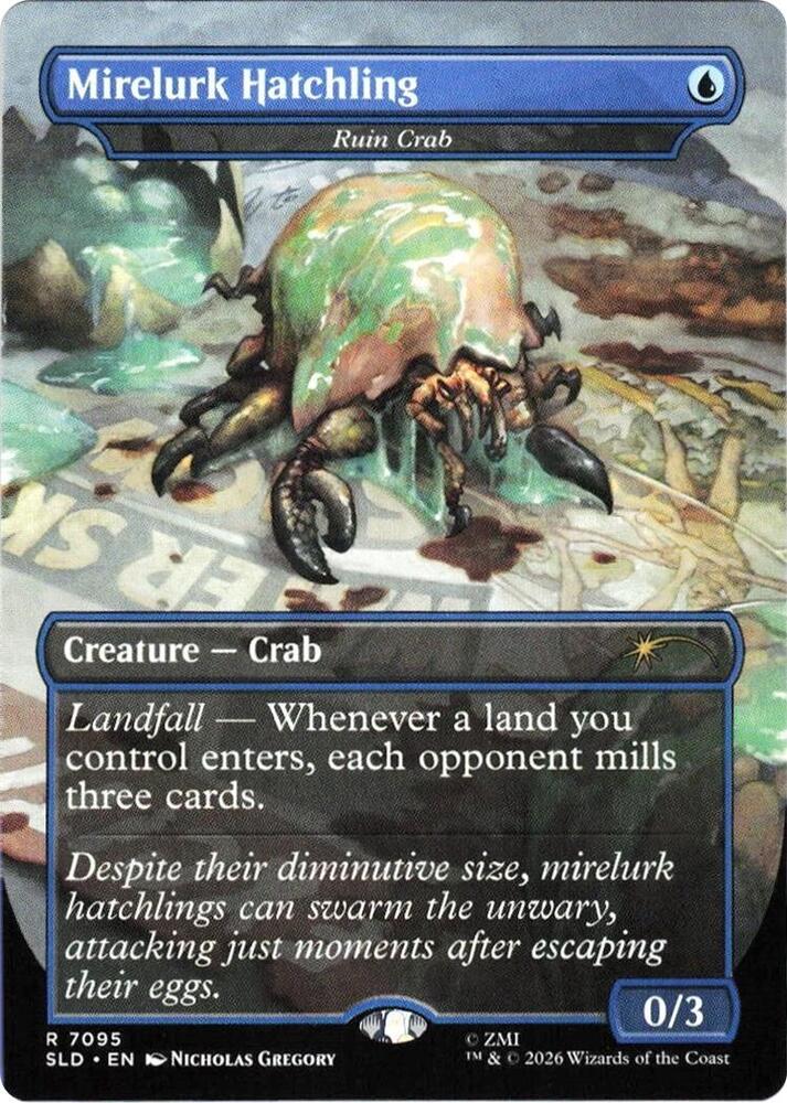 Mirelurk Hatchling - Ruin Crab 7095 card from Secret Lair Drop Series