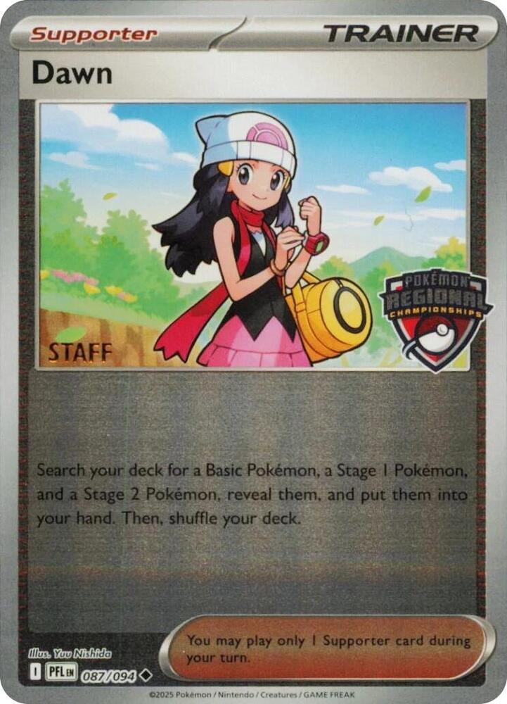 Dawn (Regional Championship) [Staff] 087/094 card from League & Championship Cards
