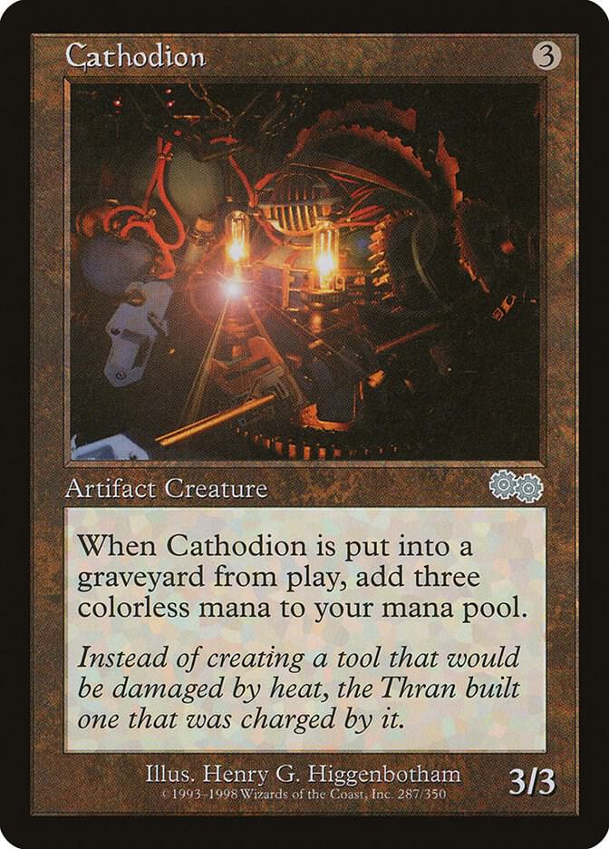 Cathodion 287 card from Urza's Saga