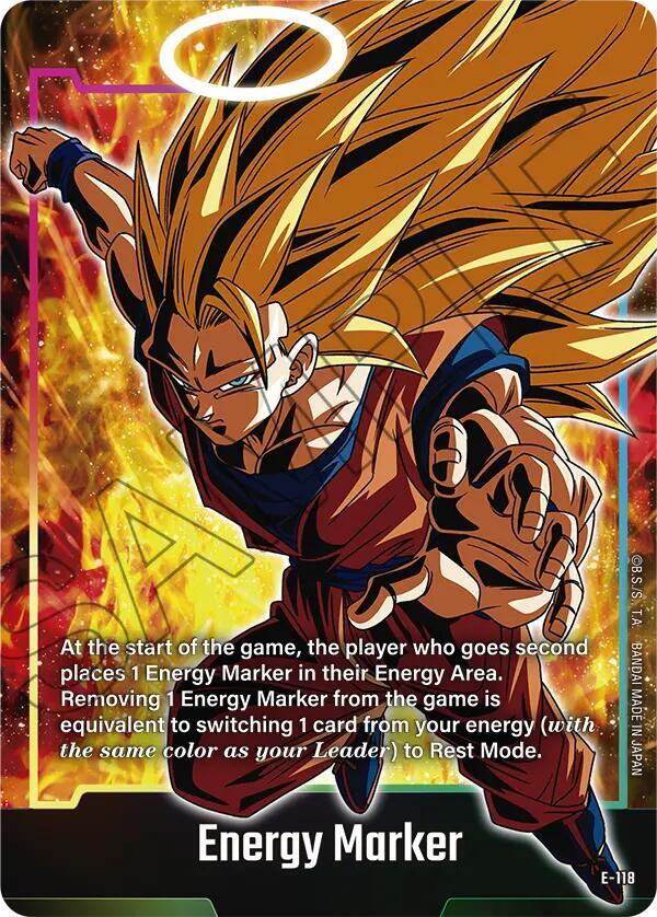 Energy Marker E-118 card from Fusion World Energy Markers