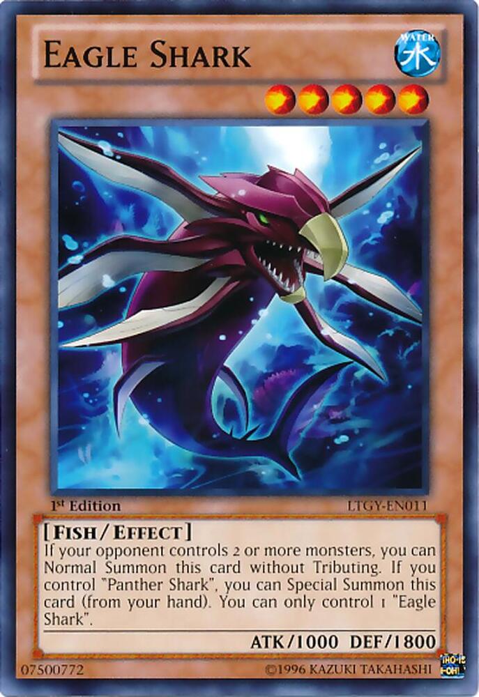 Eagle Shark LTGY-EN011 card from Lord of the Tachyon Galaxy
