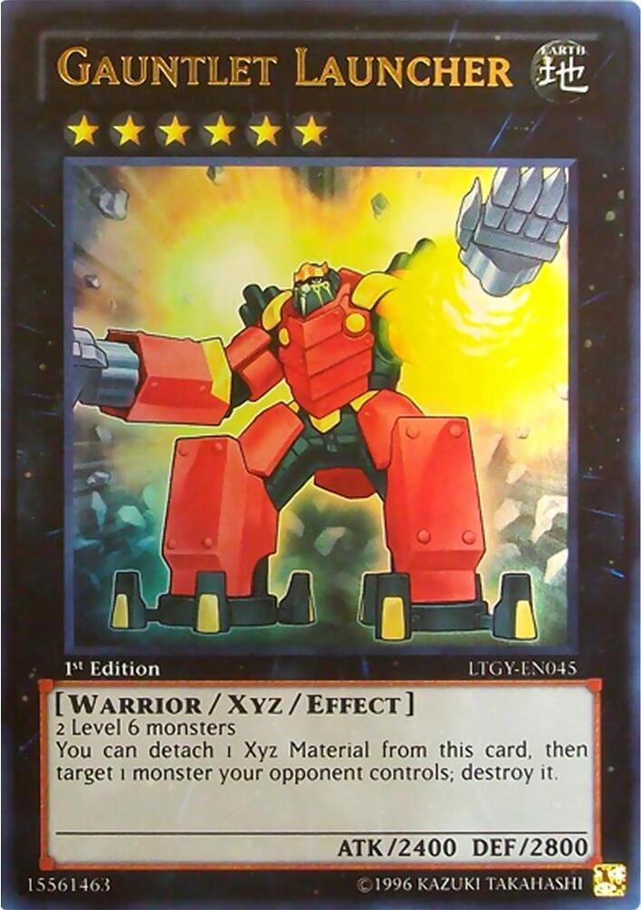 Gauntlet Launcher LTGY-EN045 card from Lord of the Tachyon Galaxy