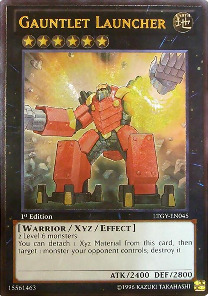 Gauntlet Launcher (UTR) LTGY-EN045 card from Lord of the Tachyon Galaxy