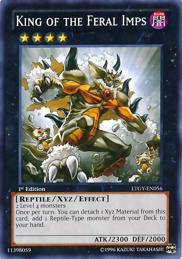 King of the Feral Imps LTGY-EN056 card from Lord of the Tachyon Galaxy