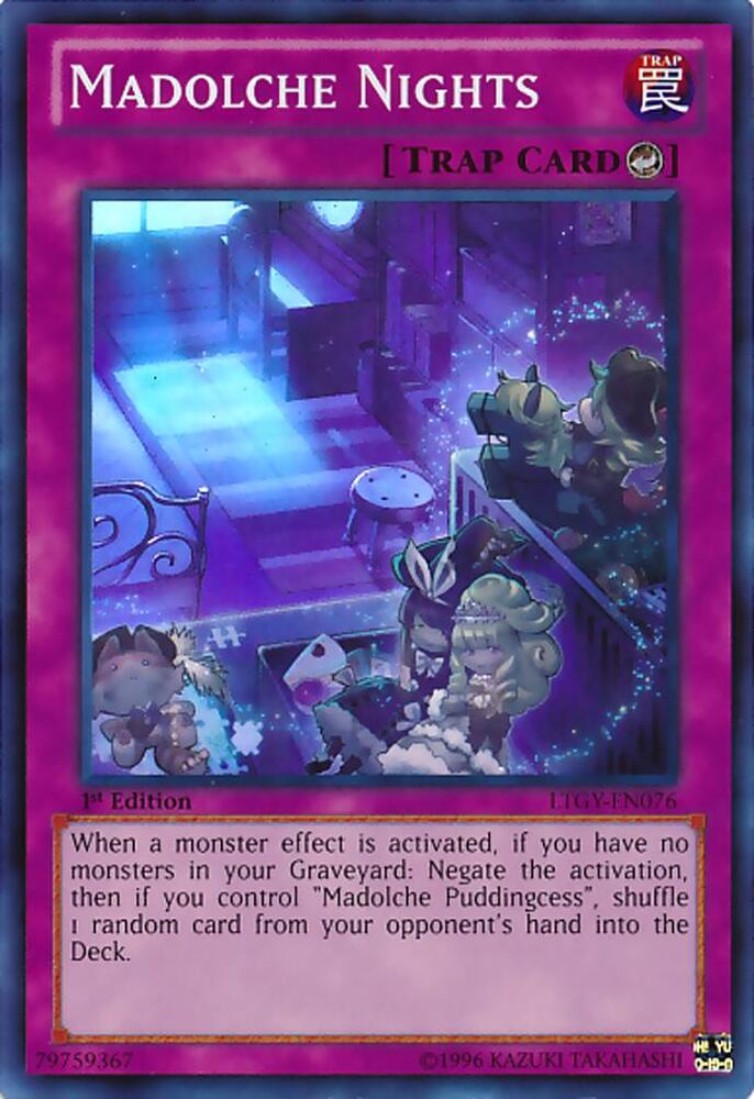 Madolche Nights LTGY-EN076 card from Lord of the Tachyon Galaxy