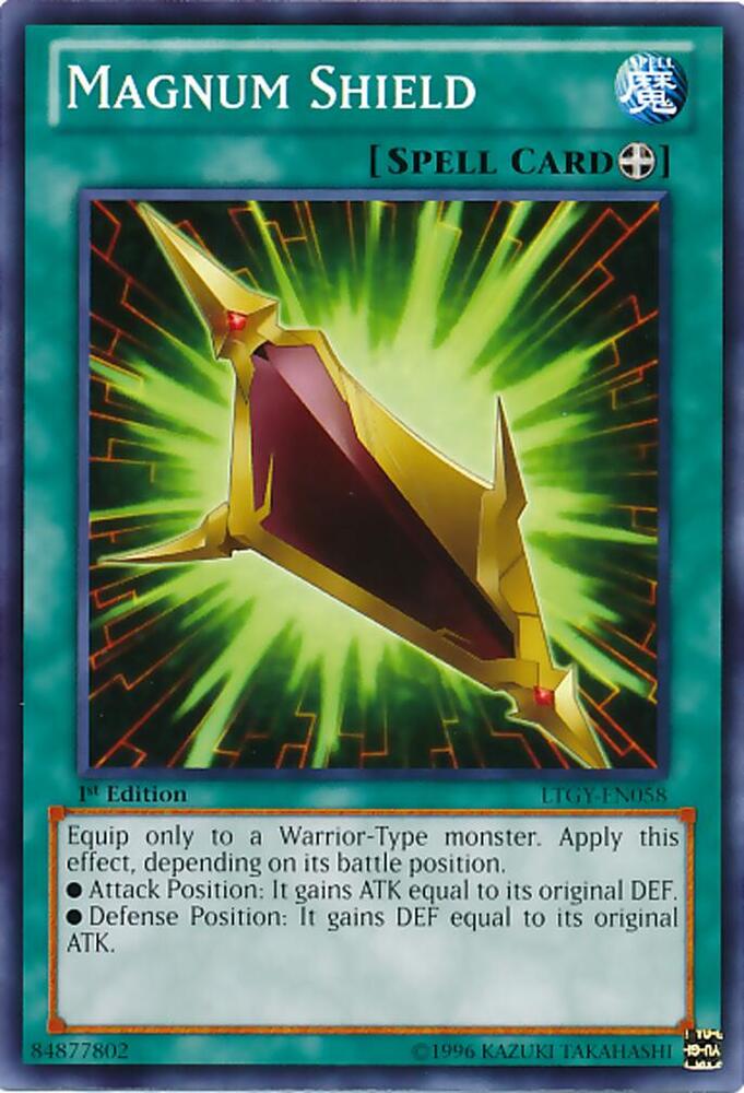 Magnum Shield LTGY-EN058 card from Lord of the Tachyon Galaxy
