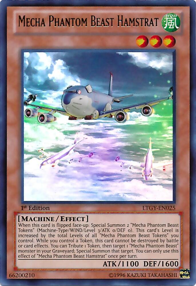 Mecha Phantom Beast Hamstrat LTGY-EN025 card from Lord of the Tachyon Galaxy