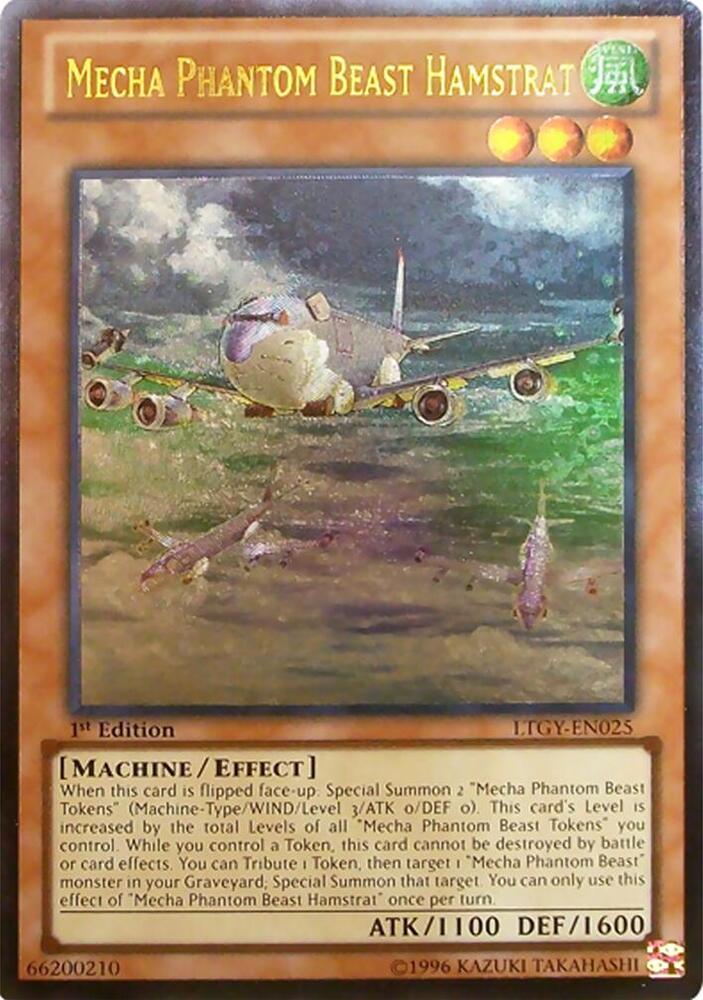 Mecha Phantom Beast Hamstrat (UTR) LTGY-EN025 card from Lord of the Tachyon Galaxy