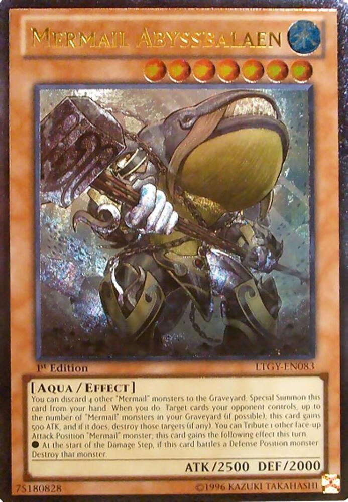 Mermail Abyssbalaen (UTR) LTGY-EN083 card from Lord of the Tachyon Galaxy