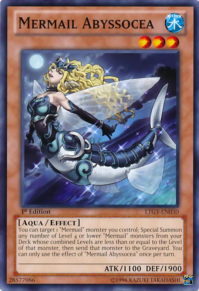 Mermail Abyssocea LTGY-EN030 card from Lord of the Tachyon Galaxy