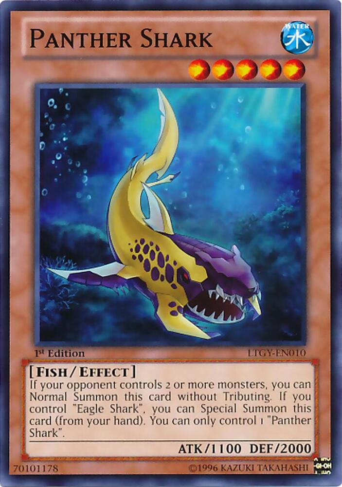 Panther Shark LTGY-EN010 card from Lord of the Tachyon Galaxy