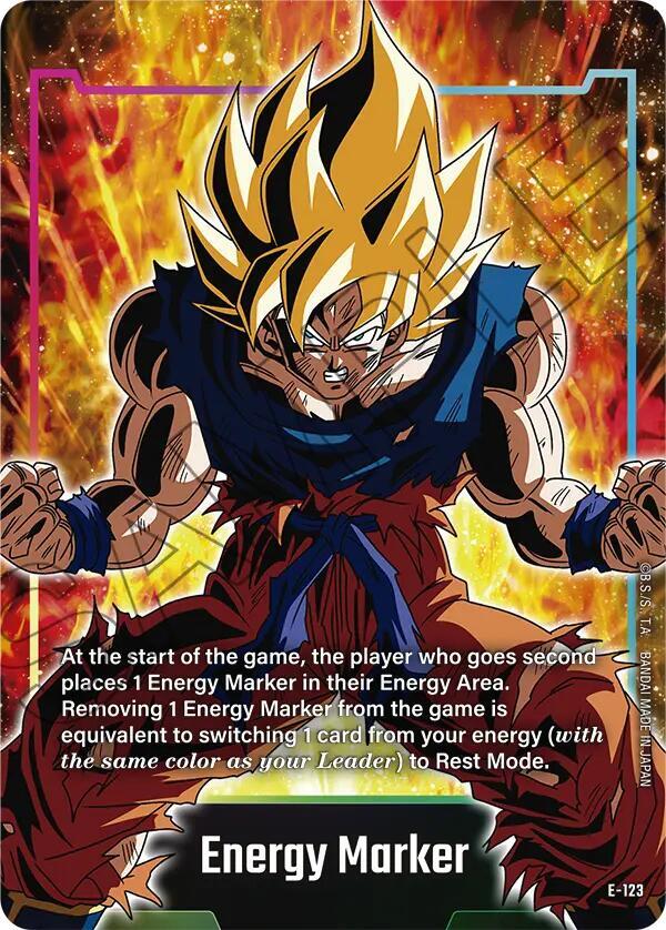 Energy Marker E-123 card from Fusion World Energy Markers