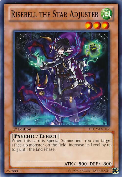 Risebell the Star Adjuster LTGY-EN042 card from Lord of the Tachyon Galaxy
