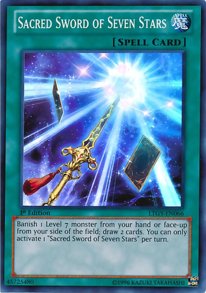Sacred Sword of Seven Stars LTGY-EN066 card from Lord of the Tachyon Galaxy