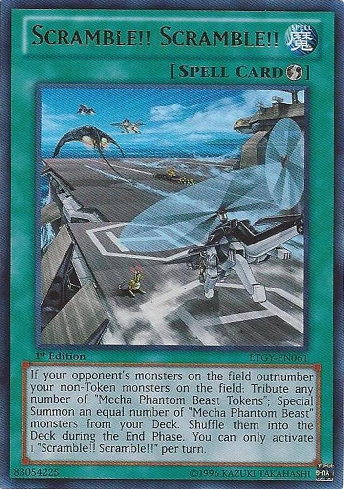 Scramble!! Scramble!! LTGY-EN061 card from Lord of the Tachyon Galaxy