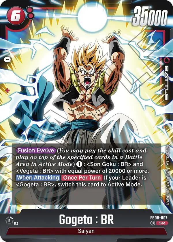 Gogeta : BR FB09-007 card from Dual Evolution