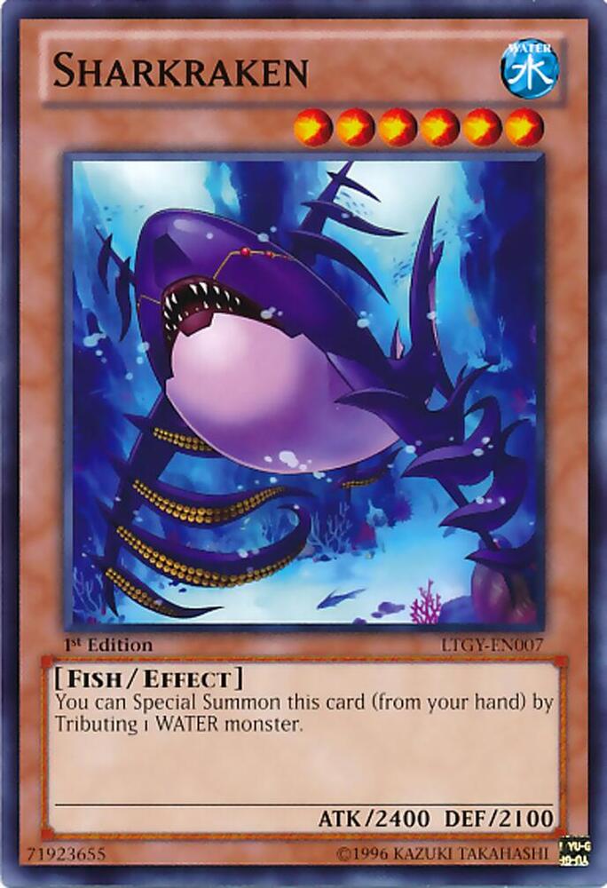 Sharkraken LTGY-EN007 card from Lord of the Tachyon Galaxy