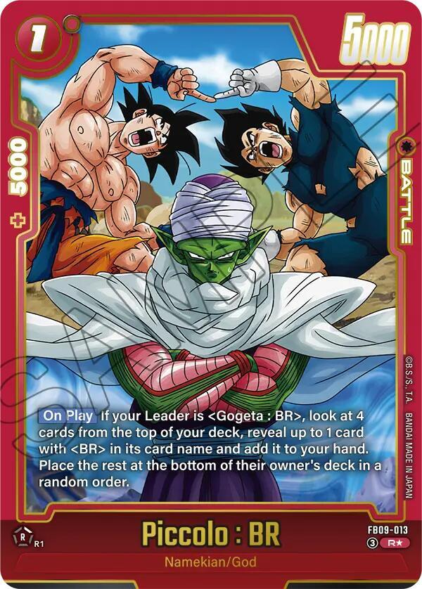 Piccolo : BR (Alternate Art) FB09-013 card from Dual Evolution