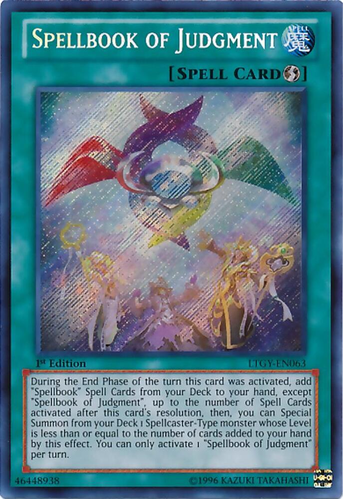 Spellbook of Judgment LTGY-EN063 card from Lord of the Tachyon Galaxy