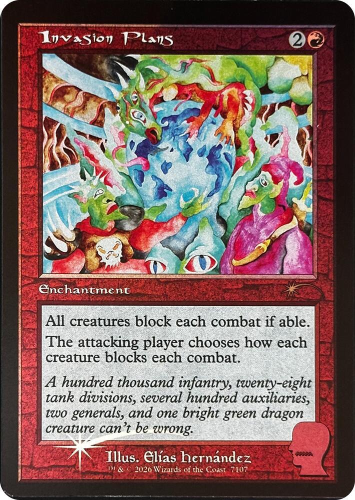 Invasion Plans 7107 card from Secret Lair Drop Series