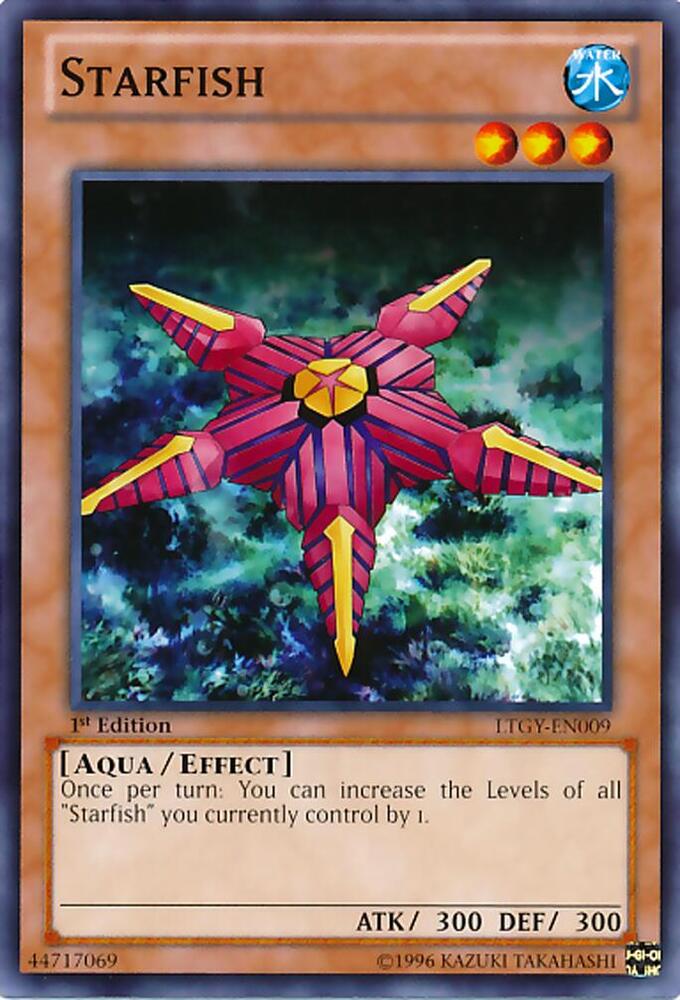 Starfish LTGY-EN009 card from Lord of the Tachyon Galaxy