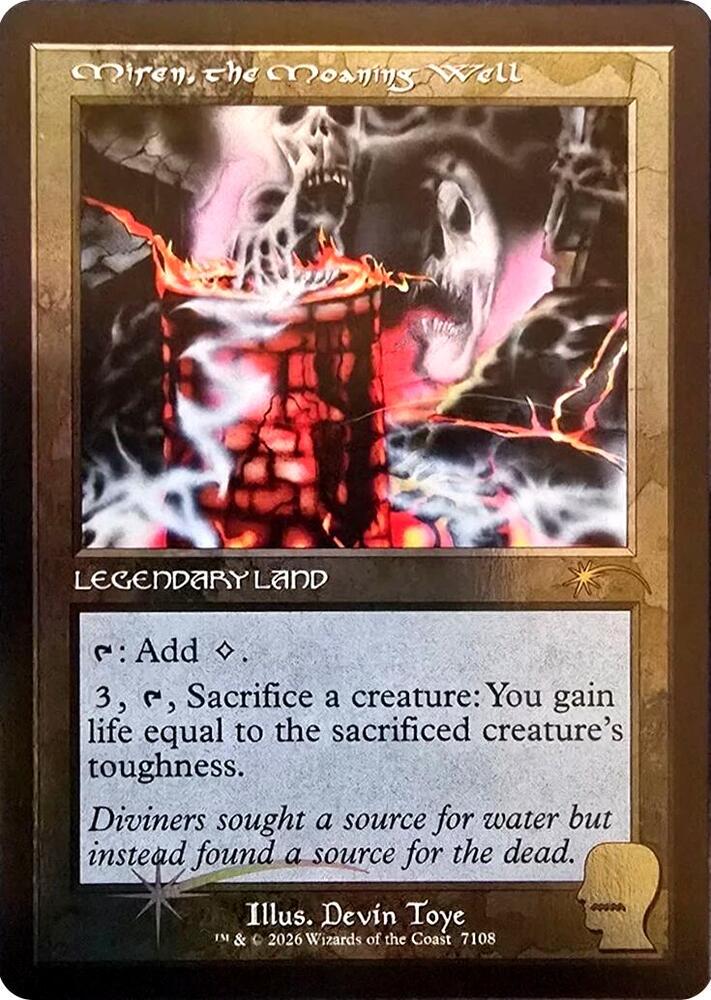 Miren, the Moaning Well 7108 card from Secret Lair Drop Series