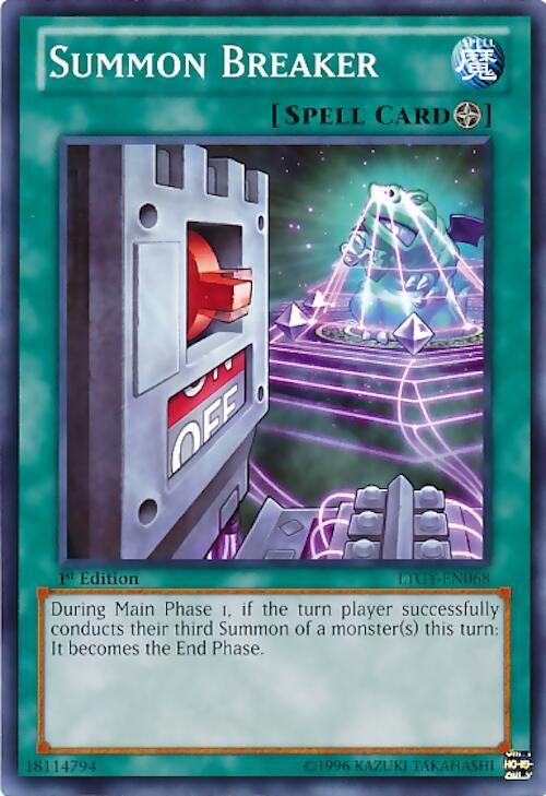 Summon Breaker LTGY-EN068 card from Lord of the Tachyon Galaxy