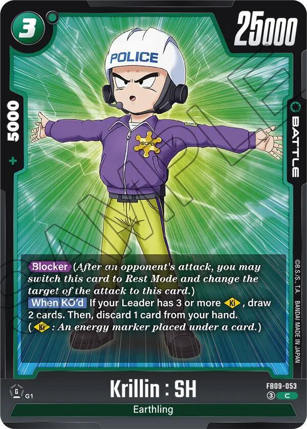 Krillin : SH FB09-053 card from Dual Evolution