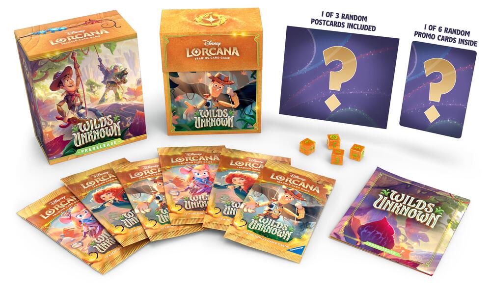 Disney Lorcana: Wilds Unknown Prerelease Pack card from Wilds Unknown
