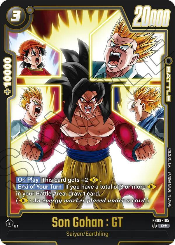 Son Gohan : GT (Alternate Art) FB09-105 card from Dual Evolution