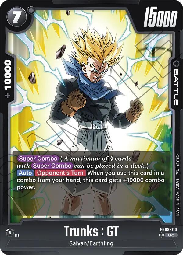 Trunks : GT FB09-110 card from Dual Evolution