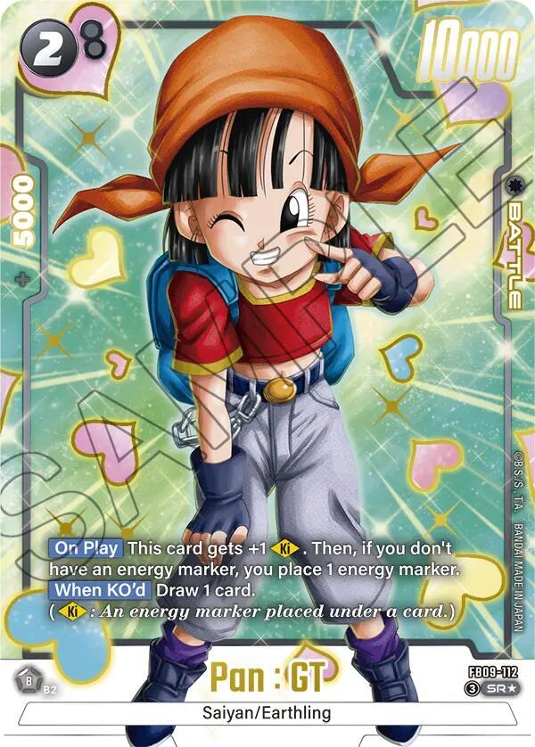 Pan : GT (Alternate Art) FB09-112 card from Dual Evolution
