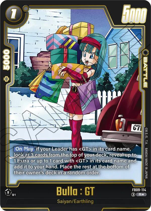 Bulla : GT (Alternate Art) FB09-114 card from Dual Evolution