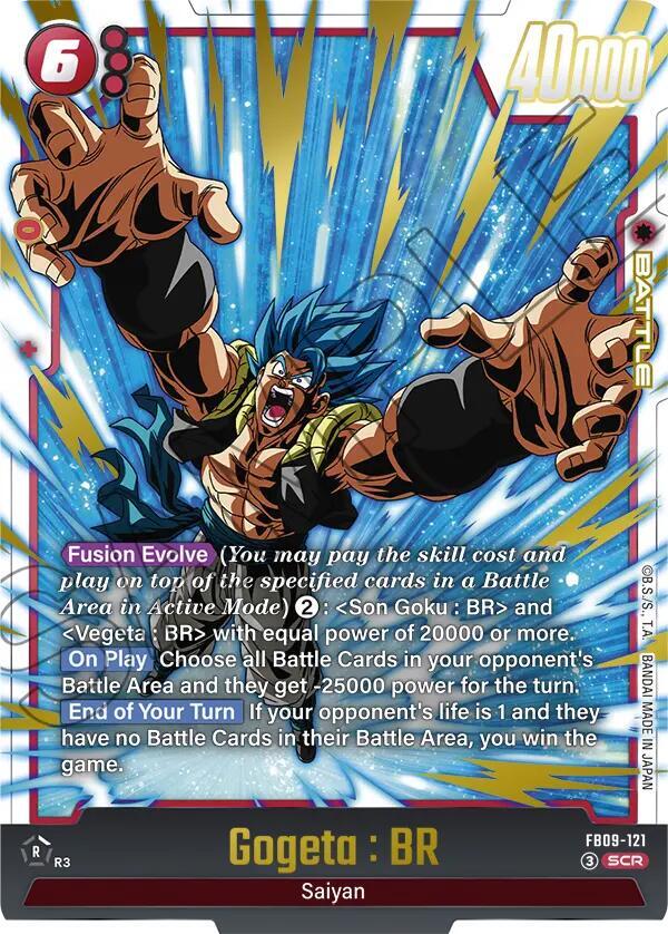 Gogeta : BR FB09-121 card from Dual Evolution