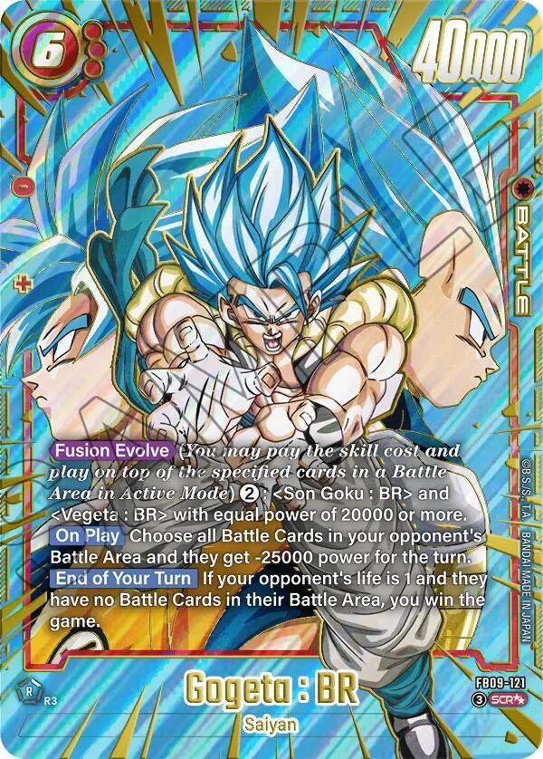 Gogeta : BR (Super Alternate Art) FB09-121 card from Dual Evolution