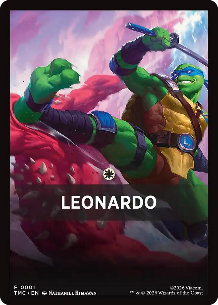 Leonardo Theme Card 1 card from Commander: Teenage Mutant Ninja Turtles