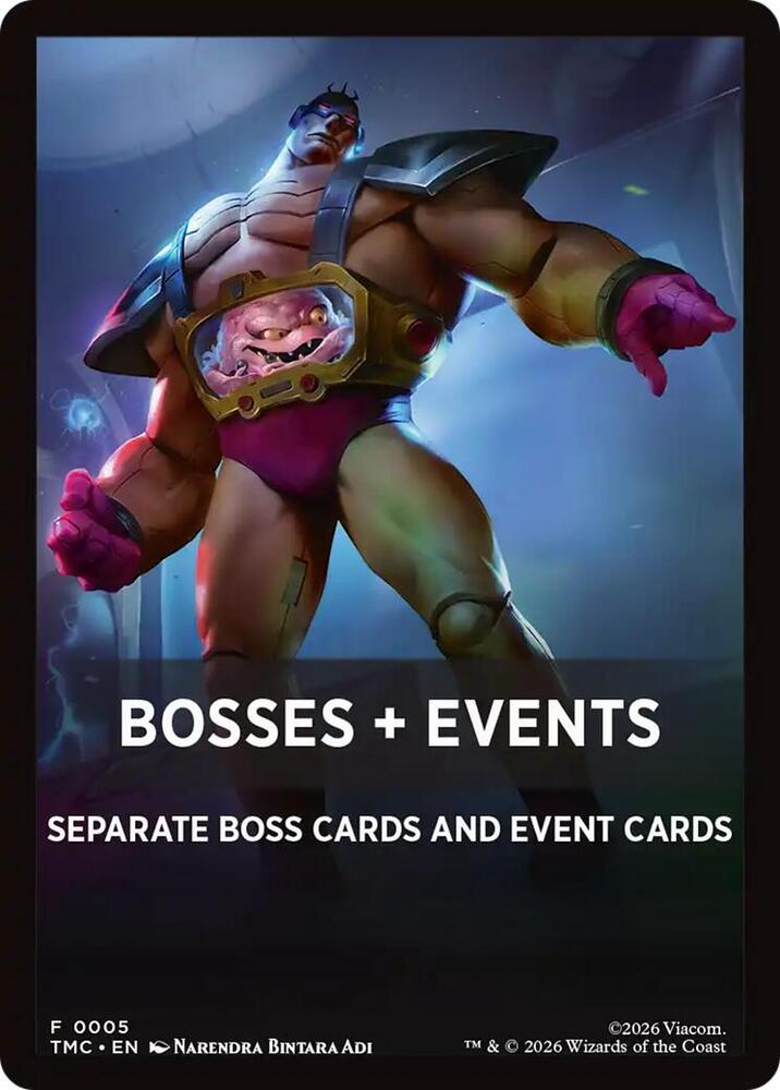 Bosses + Events 5 card from Commander: Teenage Mutant Ninja Turtles