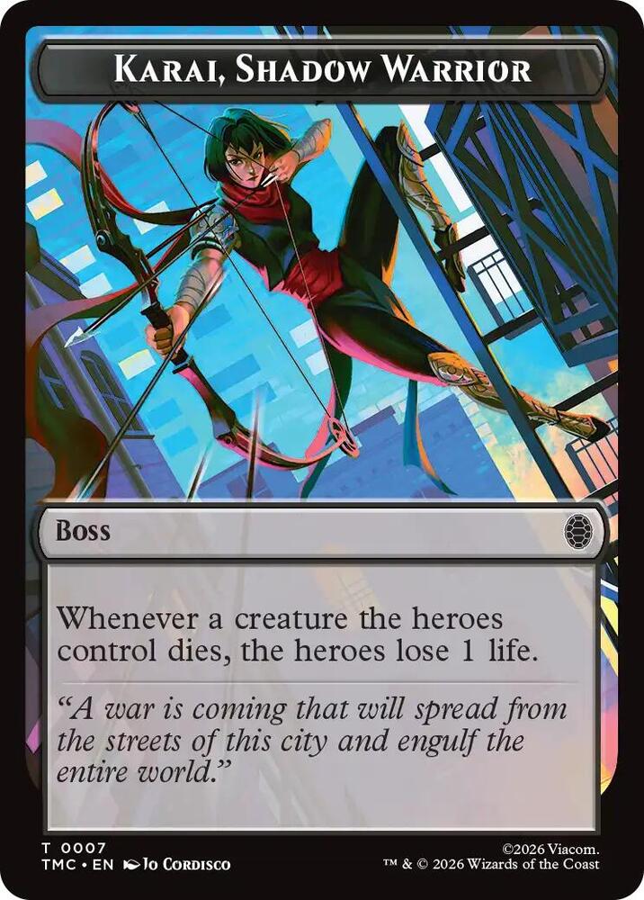 Karai, Shadow Warrior 7 card from Commander: Teenage Mutant Ninja Turtles