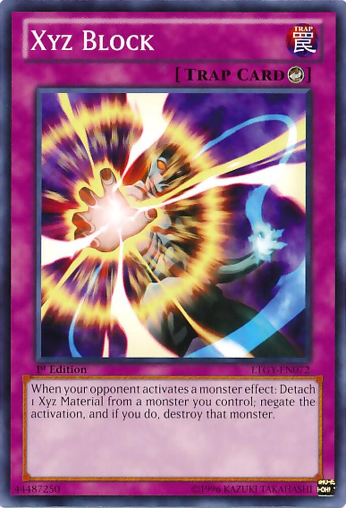 Xyz Block LTGY-EN072 card from Lord of the Tachyon Galaxy