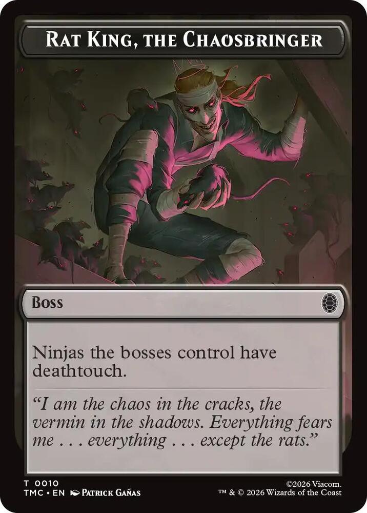 Rat King, The Chaosbringer 10 card from Commander: Teenage Mutant Ninja Turtles