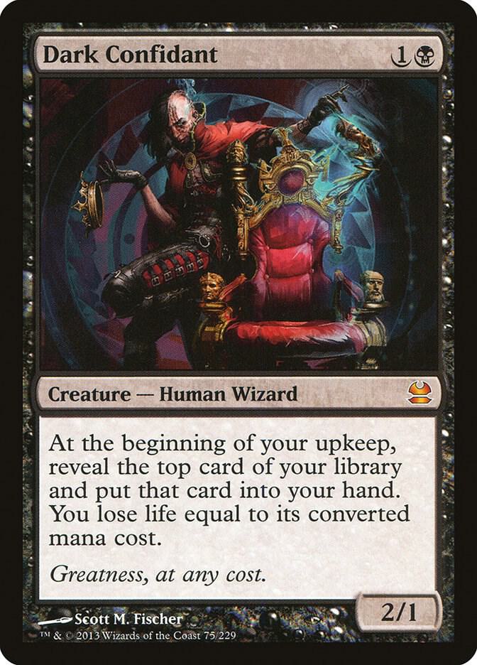 Dark Confidant 75 card from Modern Masters