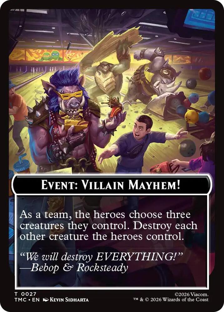 Event: Villain Mayhem! 27 card from Commander: Teenage Mutant Ninja Turtles