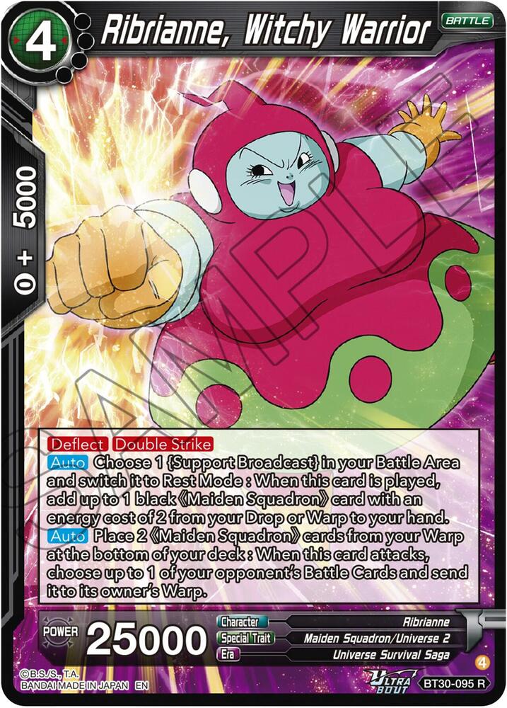 Ribrianne, Witchy Warrior BT30-095 card from Three Glorious Fighters