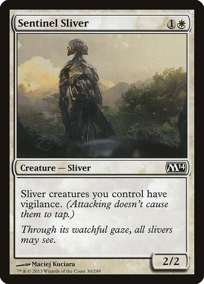 Sentinel Sliver 30 card from Magic 2014 (M14)