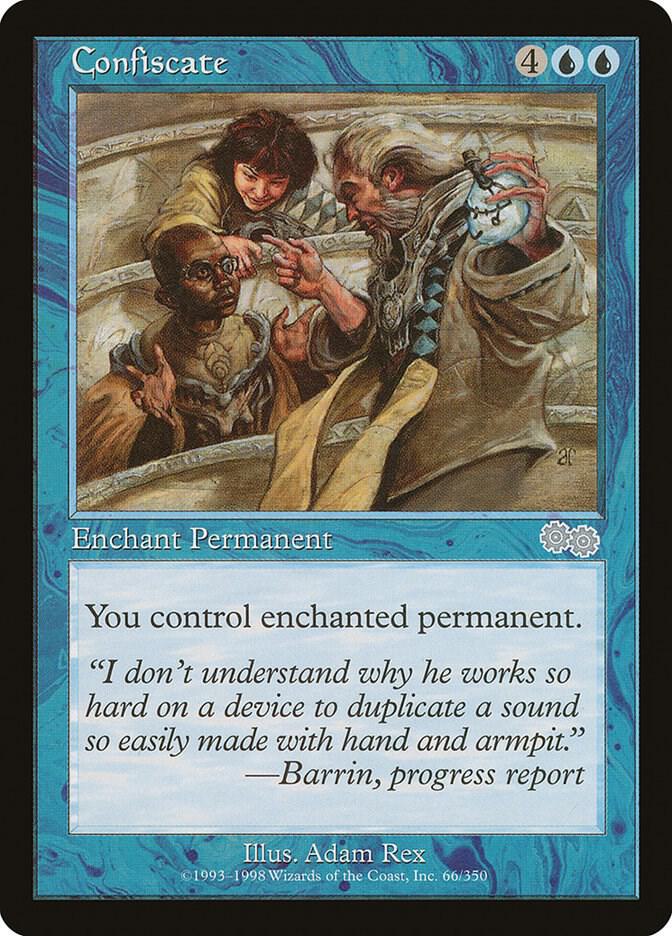 Confiscate 66 card from Urza's Saga
