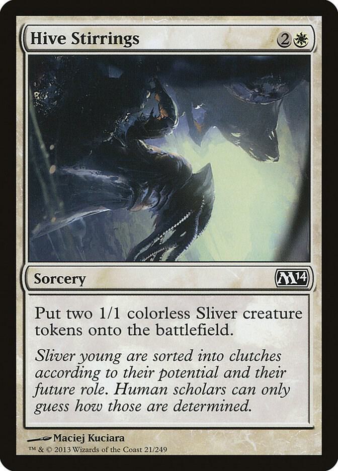 Hive Stirrings 21 card from Magic 2014 (M14)