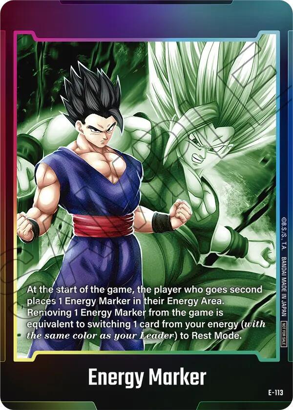 Energy Marker E-113 card from Fusion World Energy Markers
