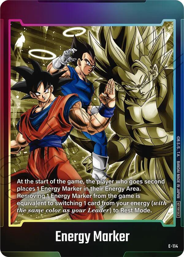Energy Marker E-114 card from Fusion World Energy Markers